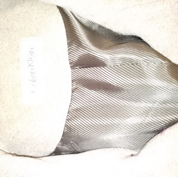 Calvin Klein Wool Double Breasted Coat (NWOT) - Picture 5 of 5